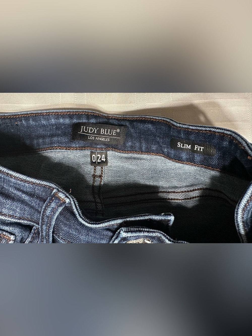 Judy Blue Skinny Fit Jeans Size 0 / 24 Denim Stretch JB82428DK Jean Jean Women - Picture 6 of 9